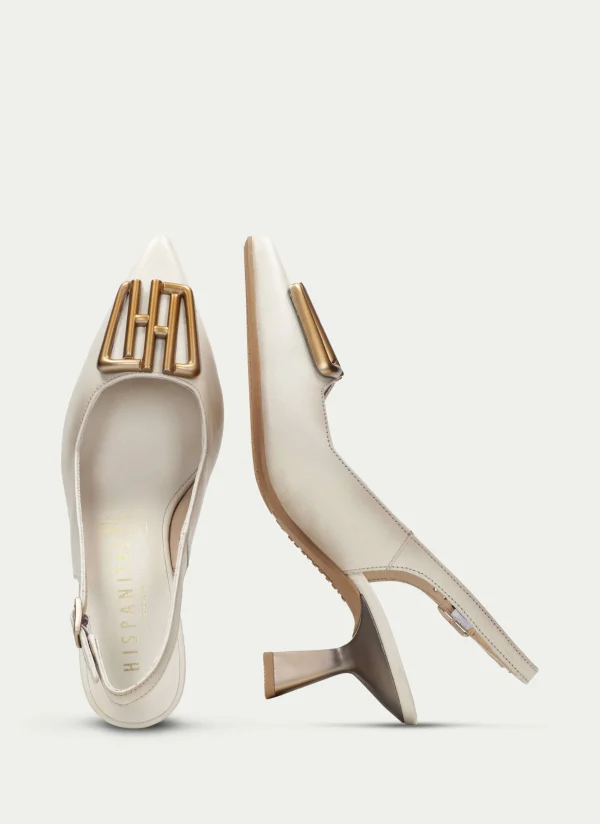 HISPANITAS Slingback nova creme