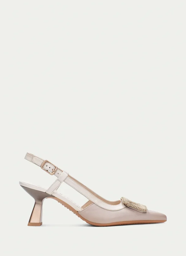HISPANITAS Slingback nova pedra-creme