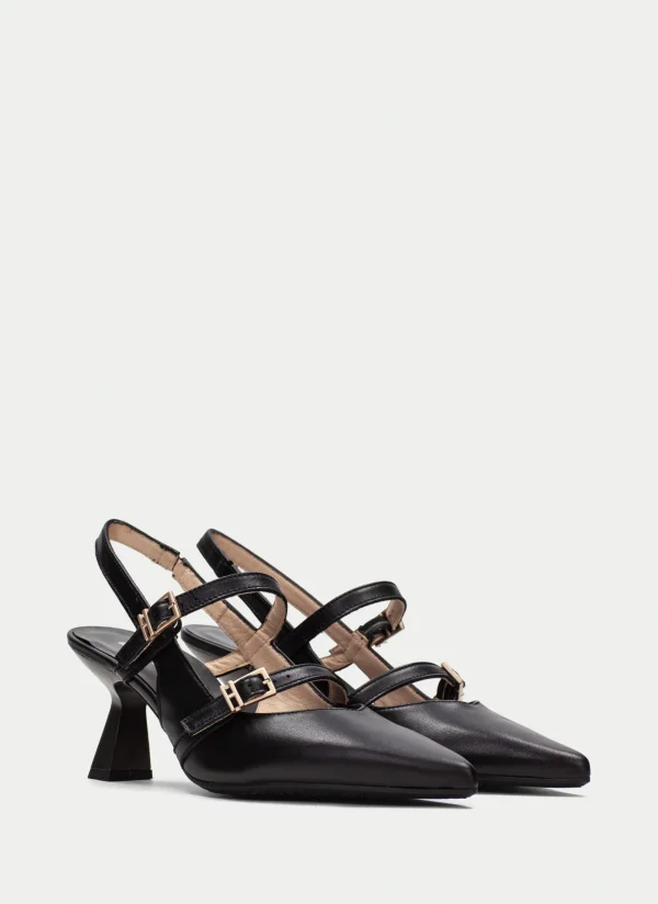 HISPANITAS Slingback nova preto