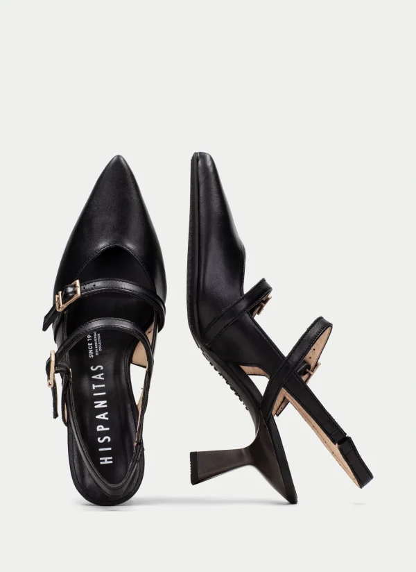 HISPANITAS Slingback nova preto