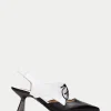 HISPANITAS Slingback nova preto-branco