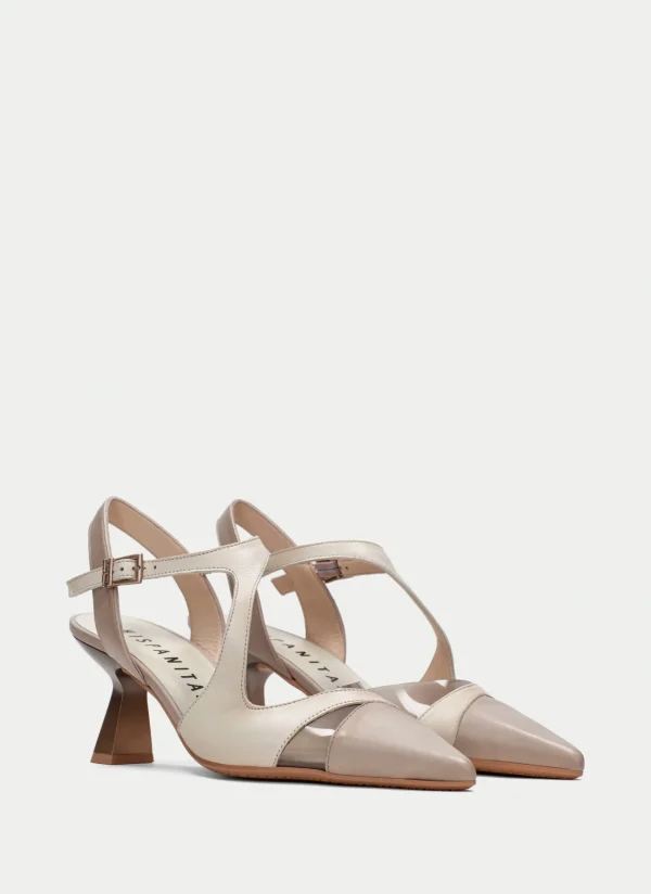 HISPANITAS Slingback nova taupe-latte