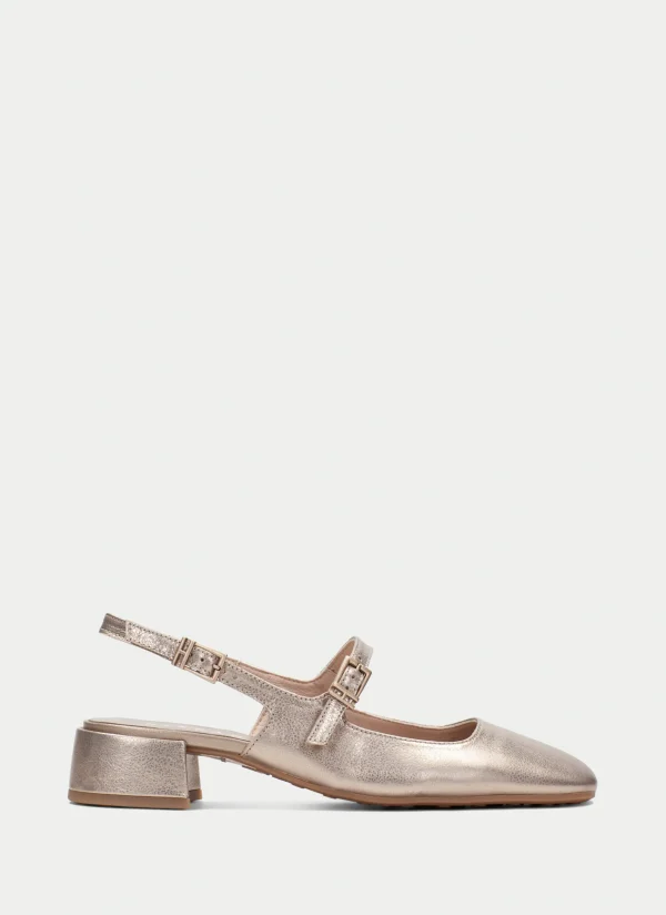 HISPANITAS Slingback oporto champagne
