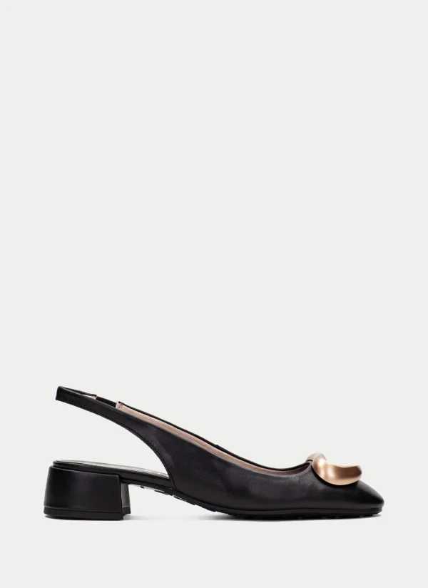 HISPANITAS Slingback oporto preto