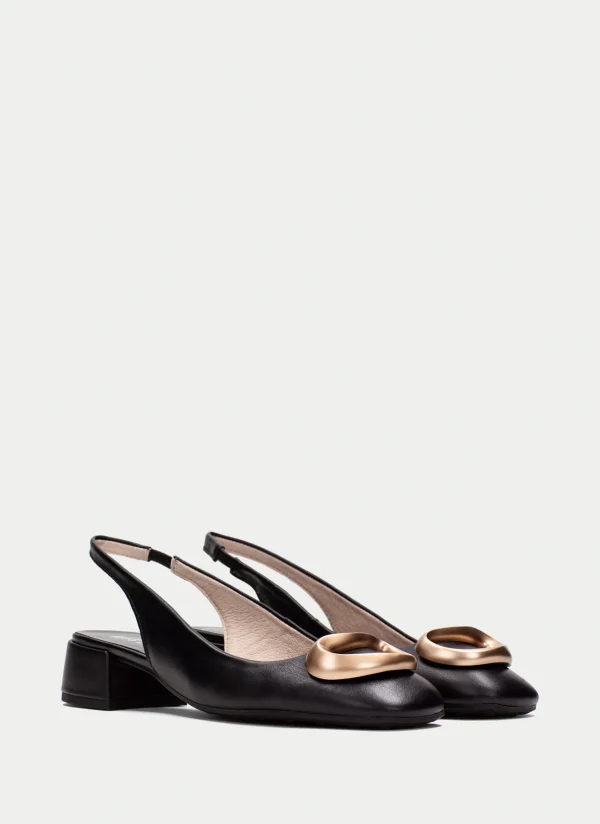 HISPANITAS Slingback oporto preto