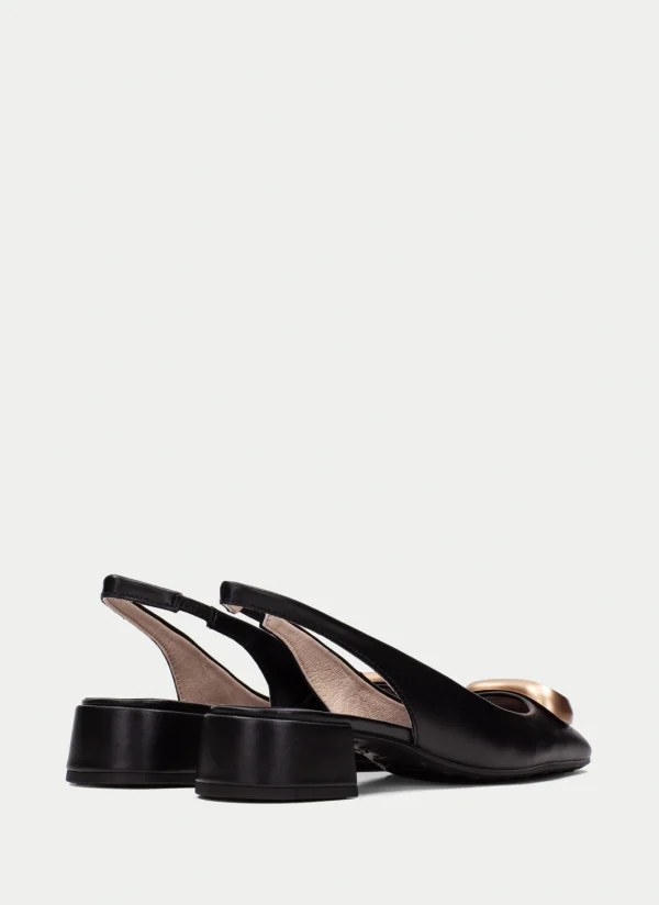 HISPANITAS Slingback oporto preto