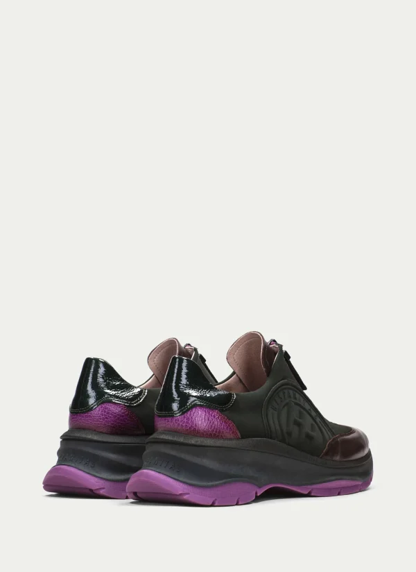 HISPANITAS Sneakers alaska forest-marrom-magenta