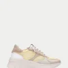 HISPANITAS Sneakers habana taupe-banana-branco