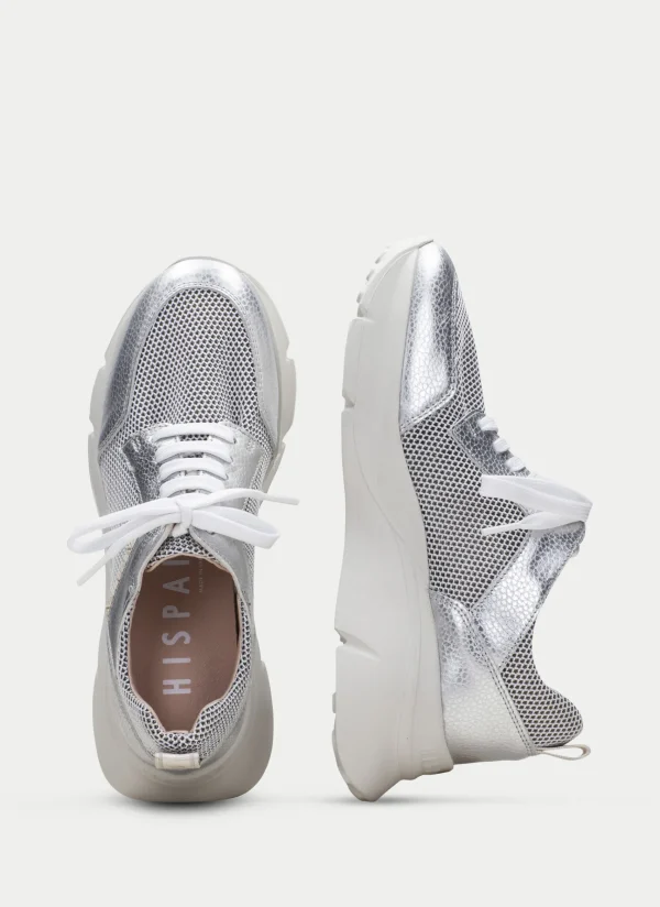HISPANITAS Sneakers hawai blanco-plata