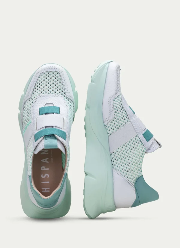 HISPANITAS Sneakers hawai branco-aquamarine
