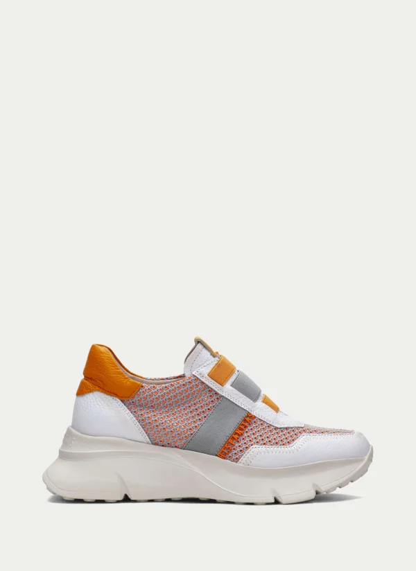 HISPANITAS Sneakers hawai branco-laranja