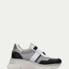 HISPANITAS Sneakers hawai branco-preto-prata