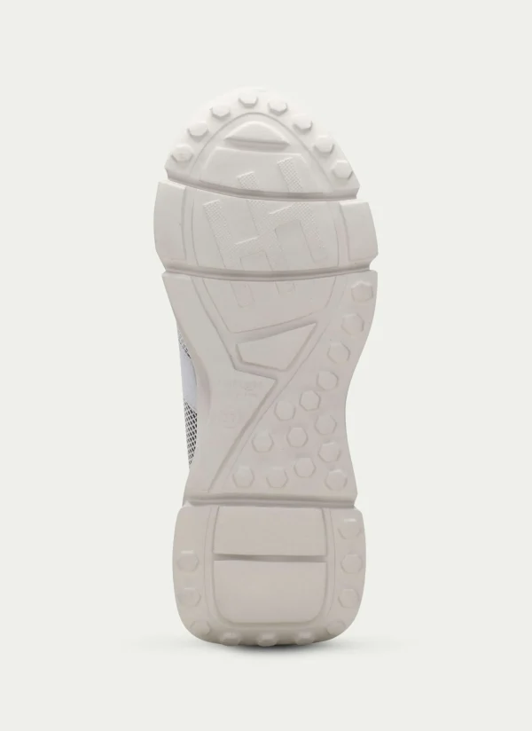 HISPANITAS Sneakers hawai branco-preto-prata