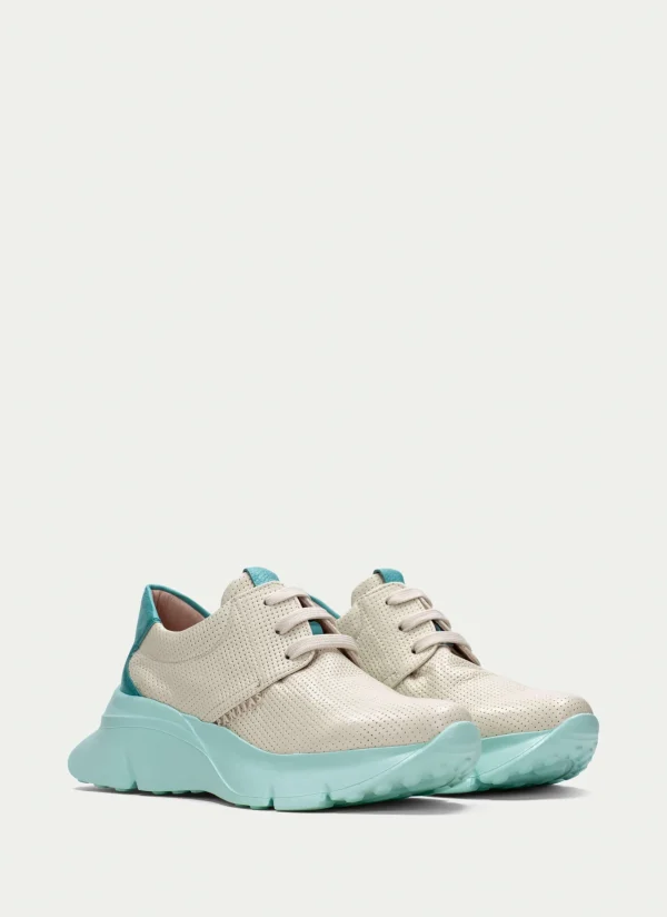 HISPANITAS Sneakers hawai creme-aquamarine