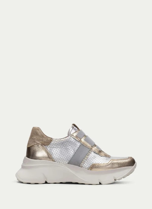 HISPANITAS Sneakers hawai oro-plata
