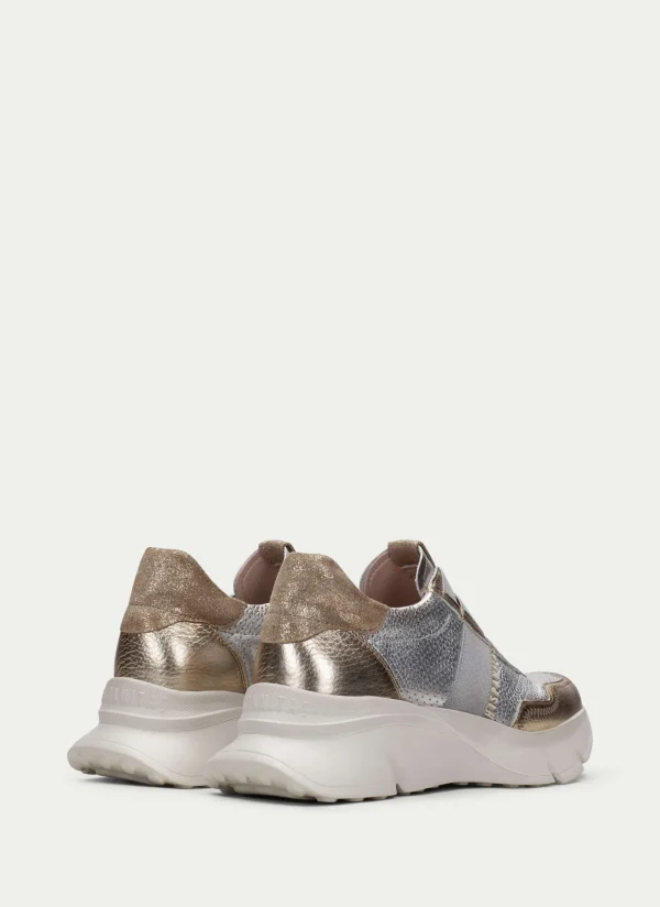 HISPANITAS Sneakers hawai oro-plata