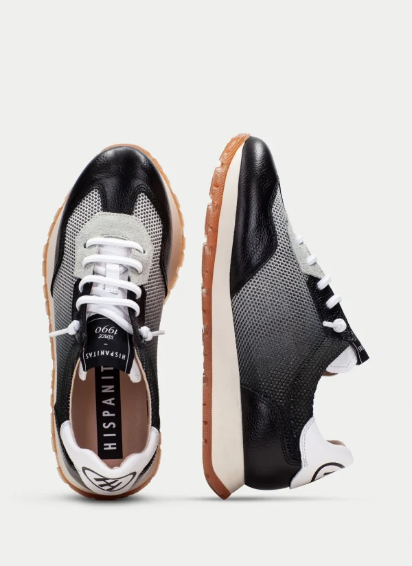 HISPANITAS Sneakers kansas preto-branco