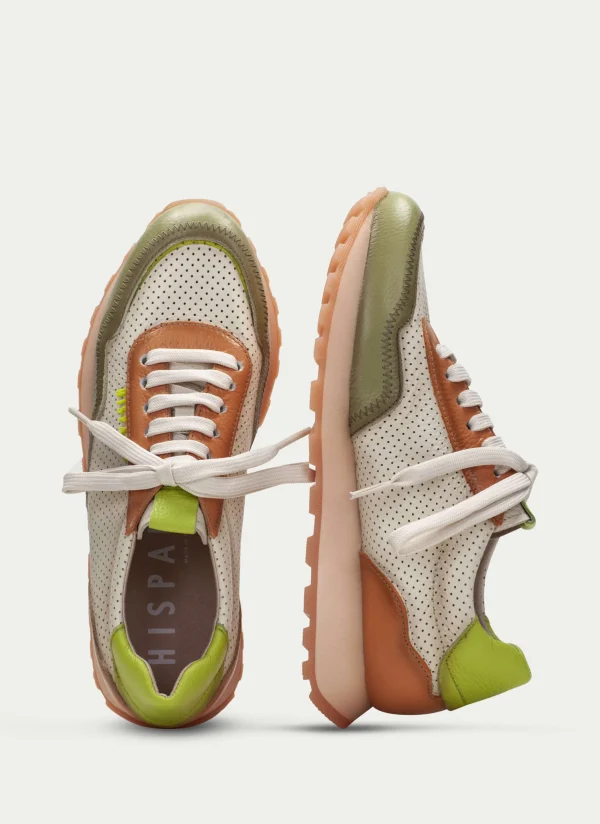 HISPANITAS Sneakers loira aloe-creme-pessego