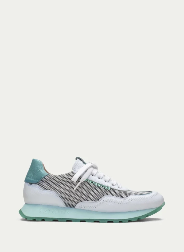 HISPANITAS Sneakers loira branco-aquamarine