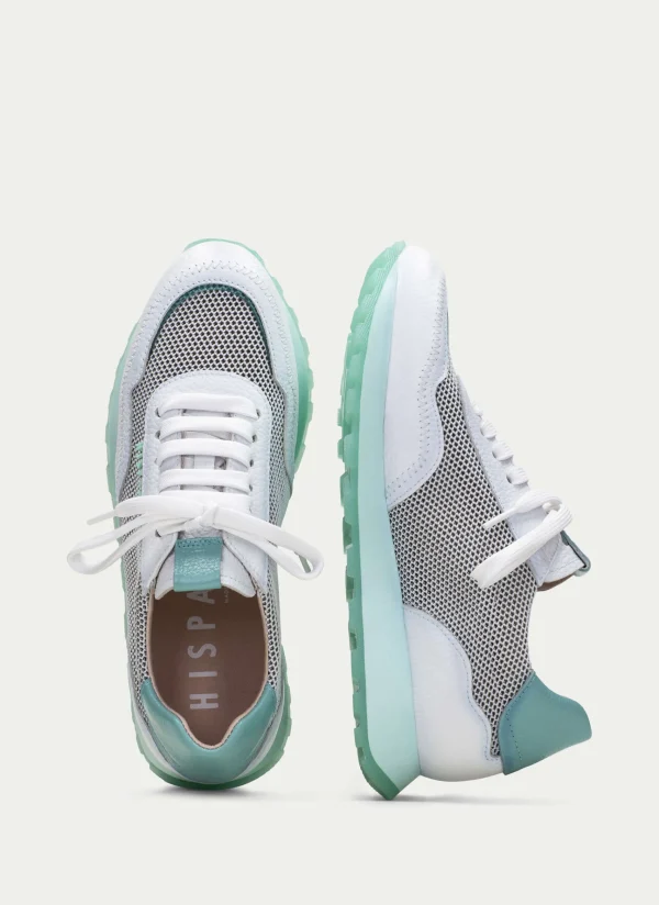 HISPANITAS Sneakers loira branco-aquamarine