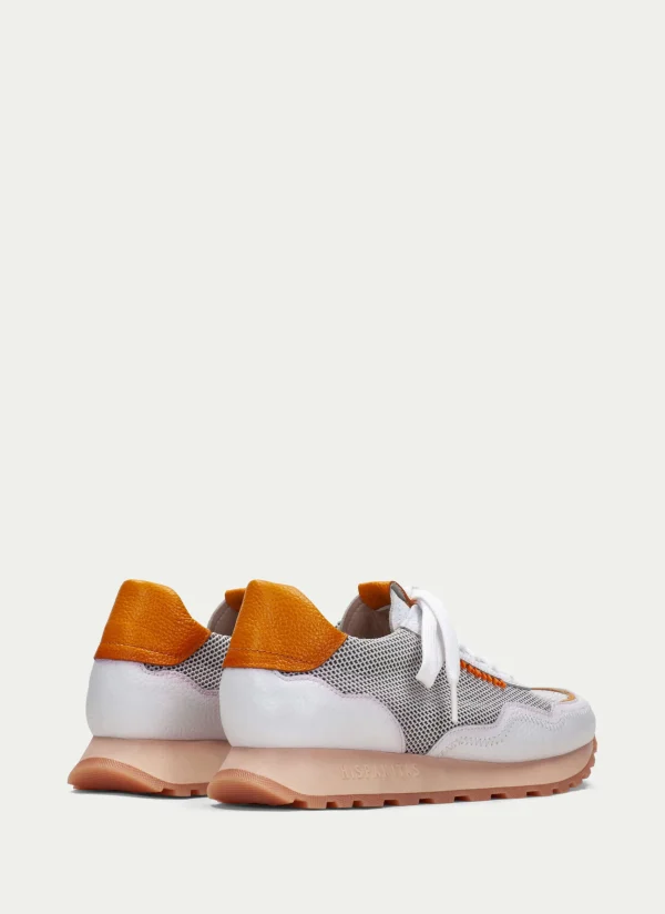 HISPANITAS Sneakers loira branco-laranja