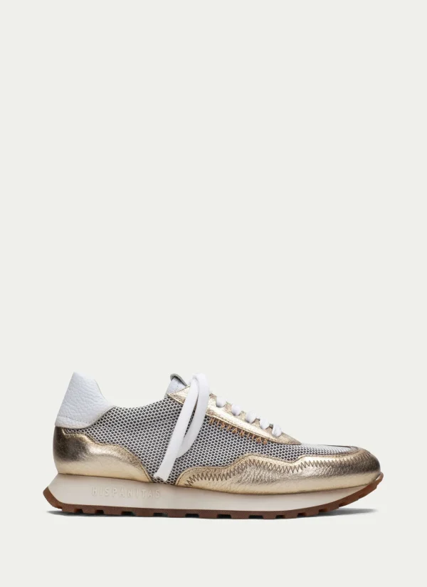 HISPANITAS Sneakers loira branco-ouro