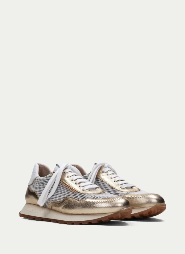 HISPANITAS Sneakers loira branco-ouro