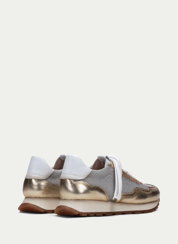 HISPANITAS Sneakers loira branco-ouro