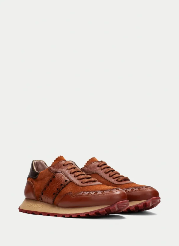 HISPANITAS Sneakers loira couro