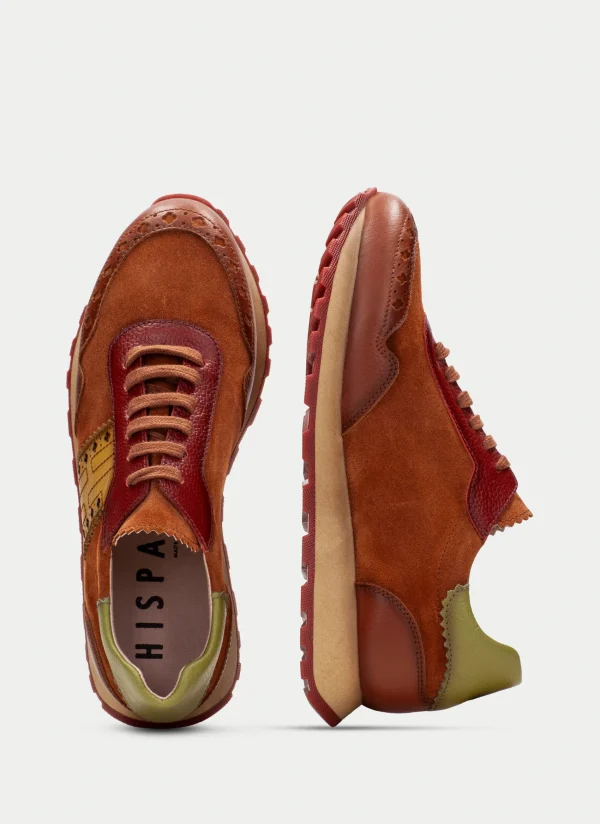 HISPANITAS Sneakers loira couro