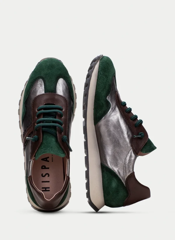 HISPANITAS Sneakers loira forest-aço-marrom