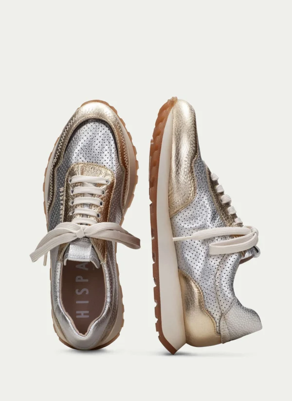 HISPANITAS Sneakers loira oro-plata