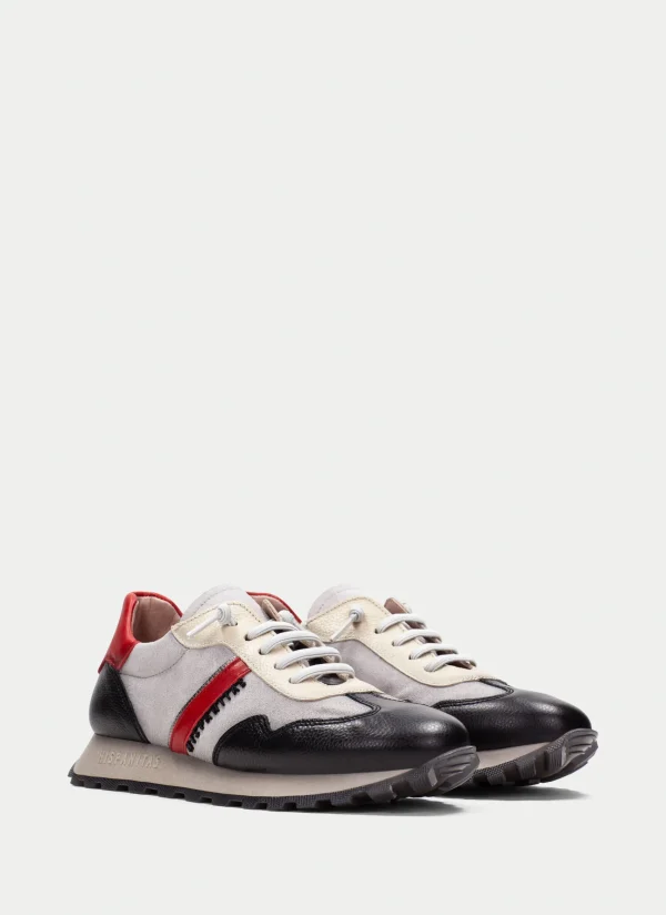 HISPANITAS Sneakers loira preto-cinzento-vermelho