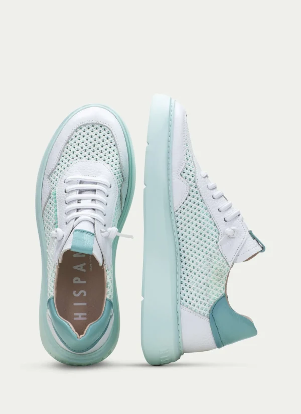 HISPANITAS Sneakers oceania branco-aquamarine