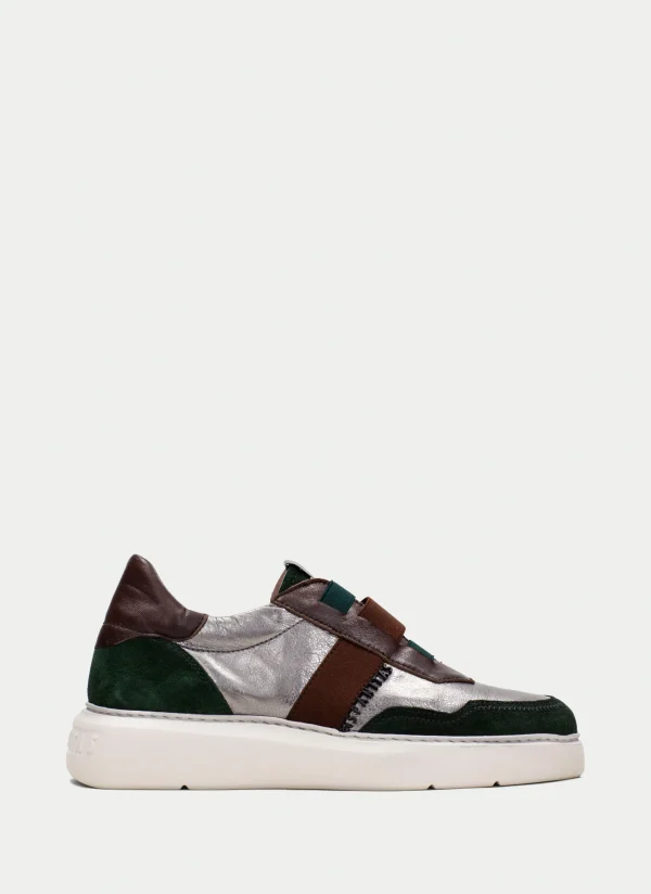 HISPANITAS Sneakers oceania forest-aço-marrom