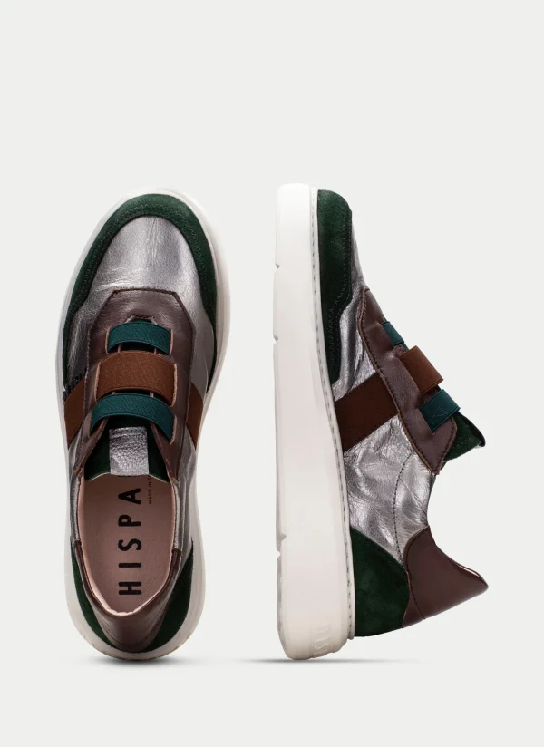 HISPANITAS Sneakers oceania forest-aço-marrom