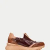 HISPANITAS Sneakers polinesia couro-marrom