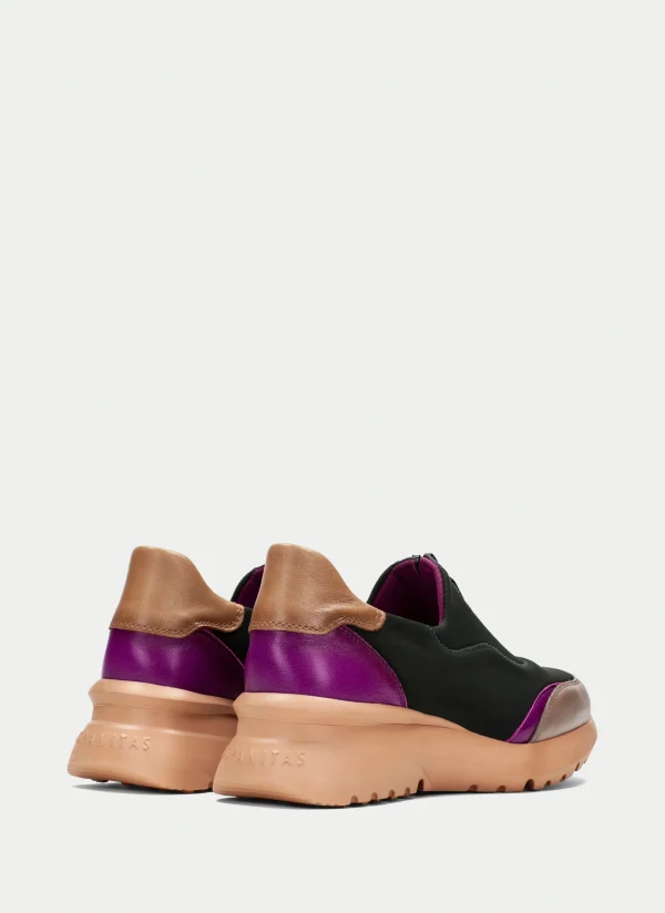 HISPANITAS Sneakers polinesia forest-taupe-magenta