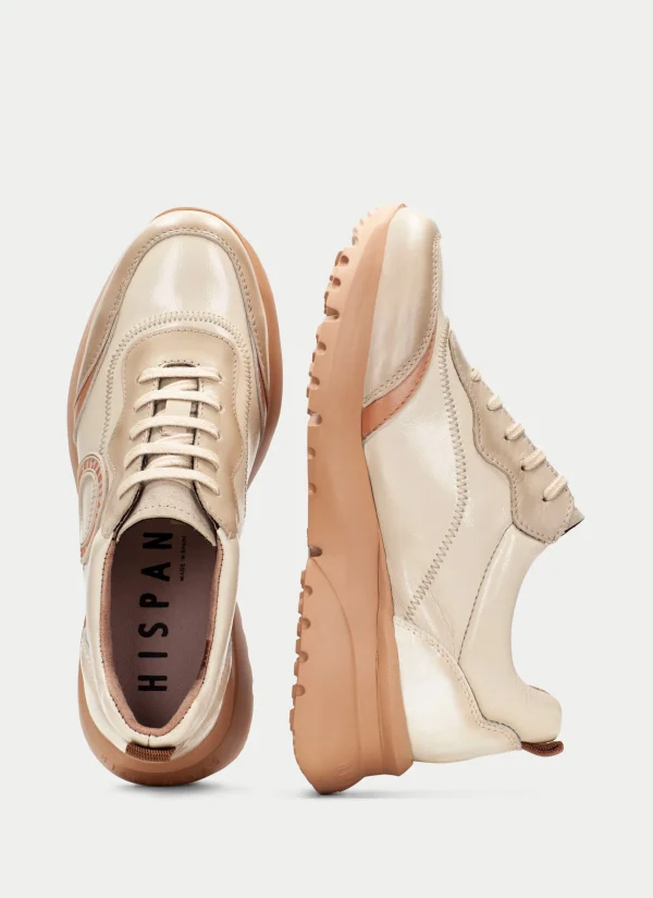 HISPANITAS Sneakers polinesia marfil