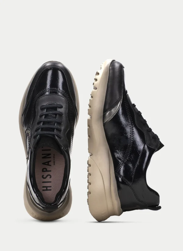 HISPANITAS Sneakers polinesia preto