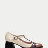 HISPANITAS T Strap milan vinho-milk-almond