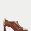 HISPANITAS Zapatos Tacon ankara couro-milk
