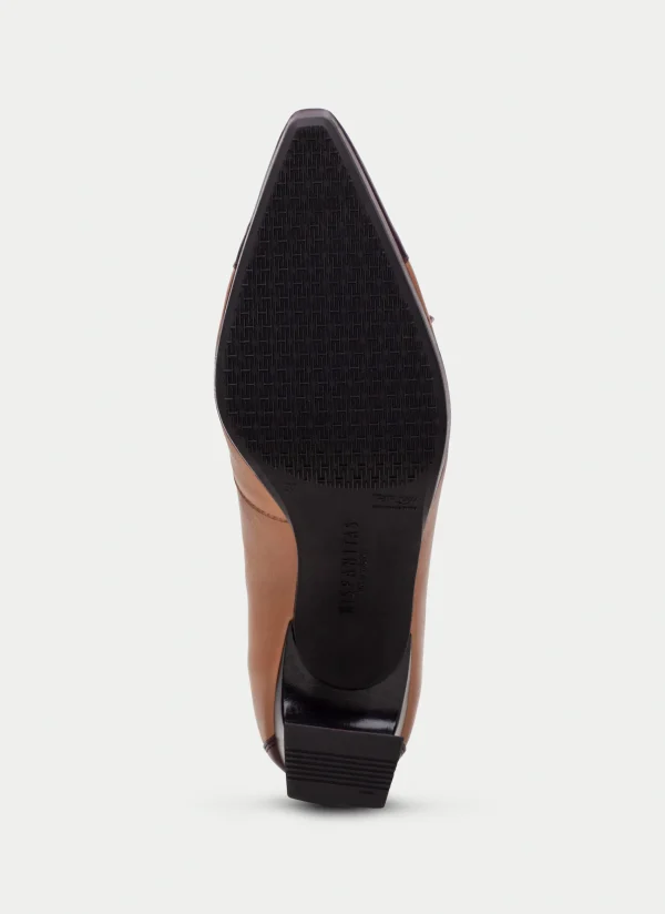 HISPANITAS Zapatos Tacon ankara vino-almond
